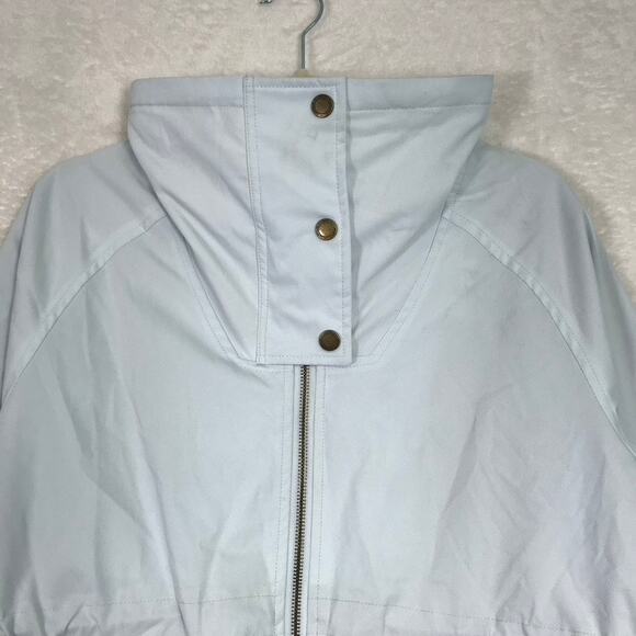 Liv Outdoor Rain Jacket Womens Small Light‎ Blue Utility Water Wind Resistant ** - Picture 3 of 10
